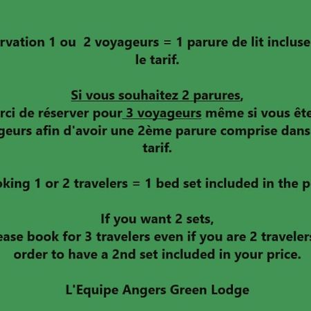 Angers Green Lodge Zewnętrze zdjęcie